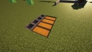 The farm's simple collection system (Image via Mojang)